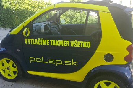 Polep vozidiel, reflexná autosamolepka